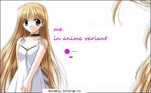 poze cu userii in varianta anime - sa pun eu o poza cu mine in varinata anime - Welcome